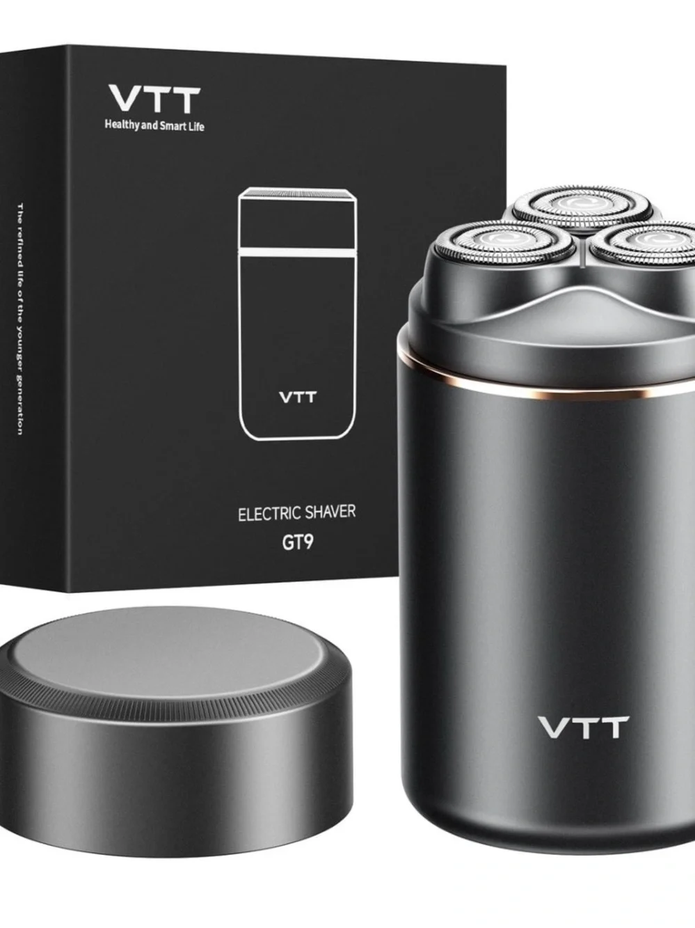 VTT GT9 Electric Shaver for Men - Black